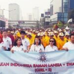 Beberapa Veteran dari DPP-LVRI dan DPD-LVRI ikut memeriahkan Gerak Jalan yang diprakarsai GERAKAN INDONESIA RAMAH LANSIA dari SWASTISVARNA-