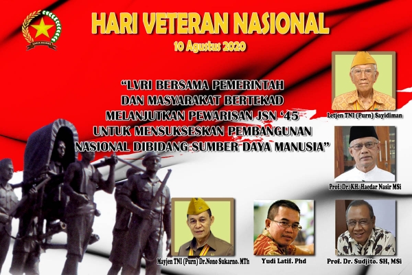 DALAM SITUASI PENDEMI CORONA, SEMANGAT LVRI TIDAK SURUT SAAT PERINGATI HARVETNAS