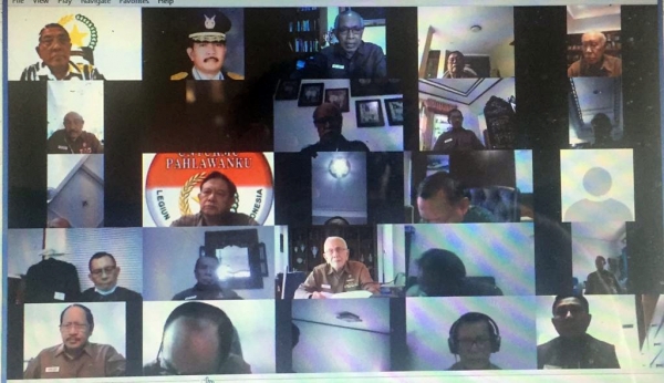 DENGAN JSN 45, DISAAT PANDEMI CORONA, DPP LVRI TIDAK KETINGGALAN PERKEMBANGAN IT .