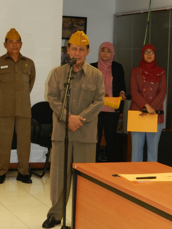 SAMBUTAN WAKIL KETUA II BPK. ARIE SUDEWO pada saat KERJASAMA ANTARA