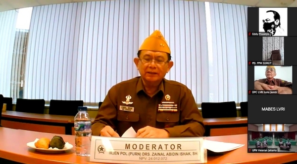 Webinar DPP LVRI Dalam Rangka Memperingati Hari Kebangkitan Nasional Ke 113 Tahun 2021